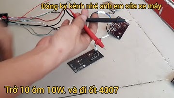 ANH EM TỰ LÀM MẠCH KIỂM TRA ĐÈN LED VỚI 100K NHÉ #tienbinhduong