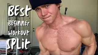 The Best Workout Split For Beginners/Full Push Workout (Teen Workouts)