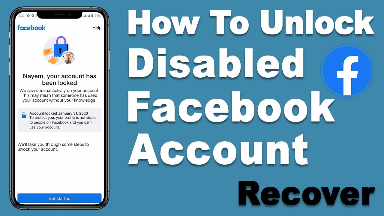 How To Unlock Disabled Facebook Account - in 2 minutes 😊 Easy Solution
