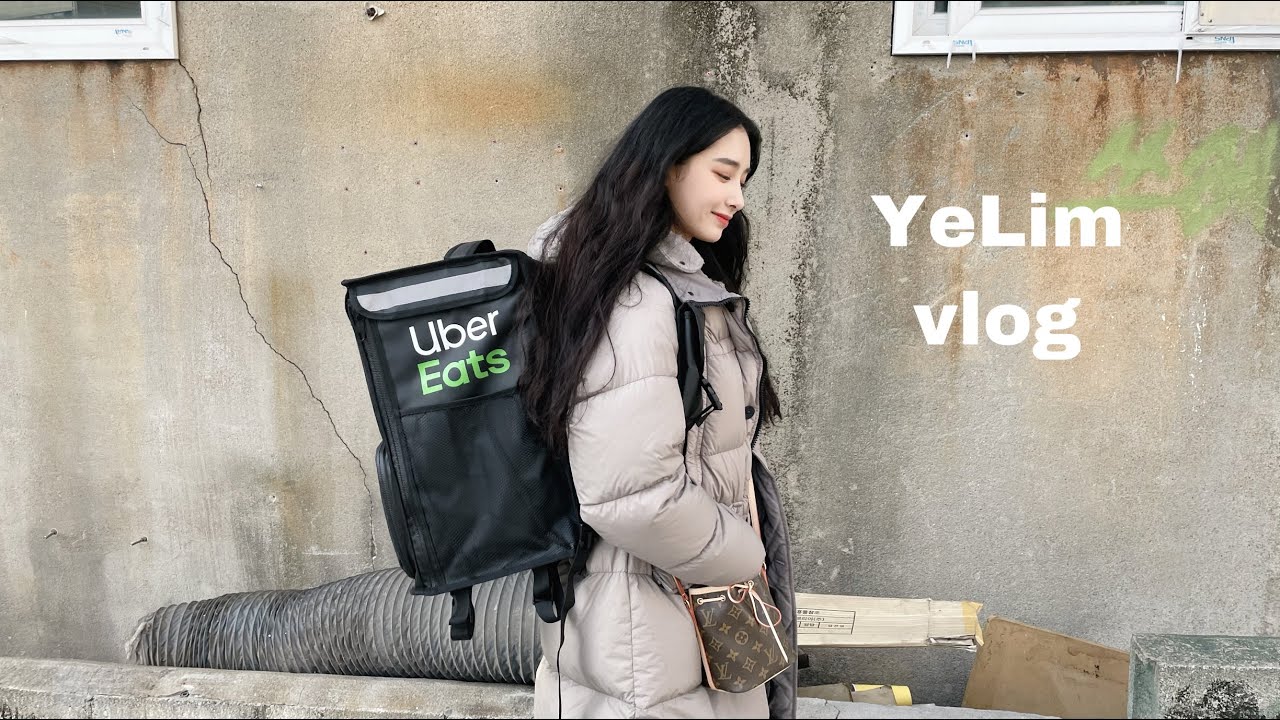 SUB) YeLim vlog 배민커넥트, 쿠팡이츠 도보로 배달하기🚶‍♀️(#배민라이더스 #배달의민족 #쿠팡쿠리어 #걸어서배달하기 #우리동네딜리버리 #우딜 #참치김치볶음밥 #마술)