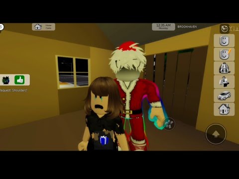 BUSCO PAPAS EN BROOKHAVEN ( me adopto Santa Claus) PERO TERMINA MAL