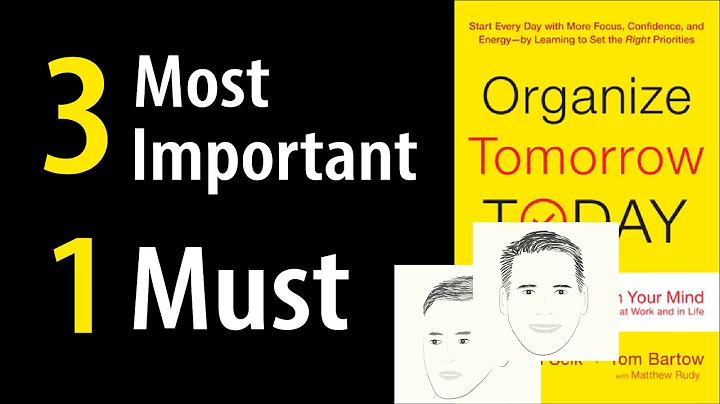 ORGANIZE TOMORROW TODAY by Jason Selk & Tom Bartow...