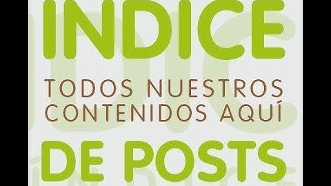 Cómo crear un índice enlazado a todos los posts de tu blog Wordpress