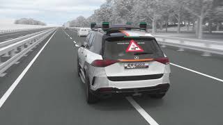 Celebrity Mercedes-Benz ESF 2019 - Cooperative communication with the environment - Wrong-way driver warning Profile