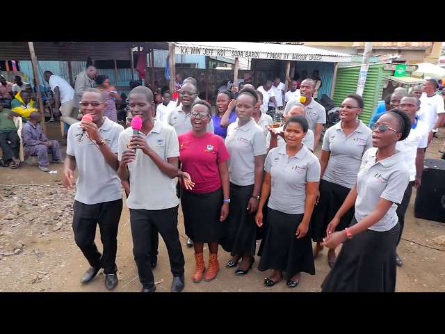 Heroes Of Faith perfoming at mbita market MAVUNO class=