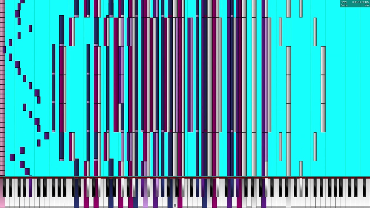 [BLACK MIDI] Necrofantasia 5.5 million notes (MLP Note Colored) - YouTube