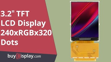 Connect LCD 3.2 inch Touch TFT LCD Display 320x240 Pixel with 8051