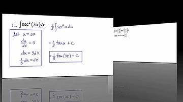 MathCamp321: Calculus - Integration by Substitution (When "off" by a constant) [4.5]