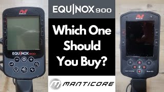 Which One Should You Buy? Equinox 900 or Manticore | Metal Detecting Comparison
