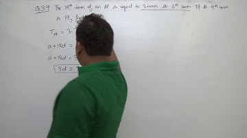 Class 10 Maths (Ex- 5A  Q39)  Arithmetic Progression  (R S Agarwal 2019)