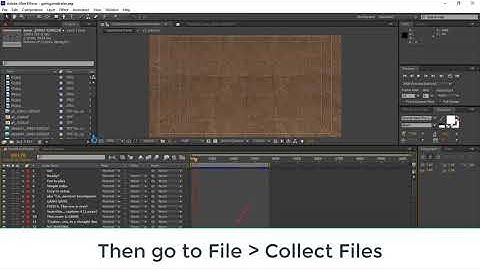 How to package After Effects project files