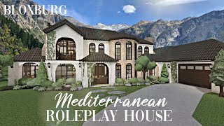 Roblox Bloxburg - Mediterranean Roleplay House Part 1 - Minami Oroi