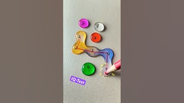 Nối các giọt nước lần lượt từ 1 đến 9 #iqtest #games #shorts