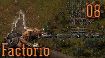 #08: Solar Connection & Stone Collection [ Factorio — Noob to Pro ]