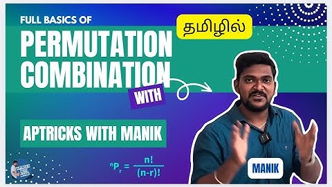 Permutations X Combinations (FULL BASICS) ✅TRICKS ✅FORMULAE ✅CONCEPTS