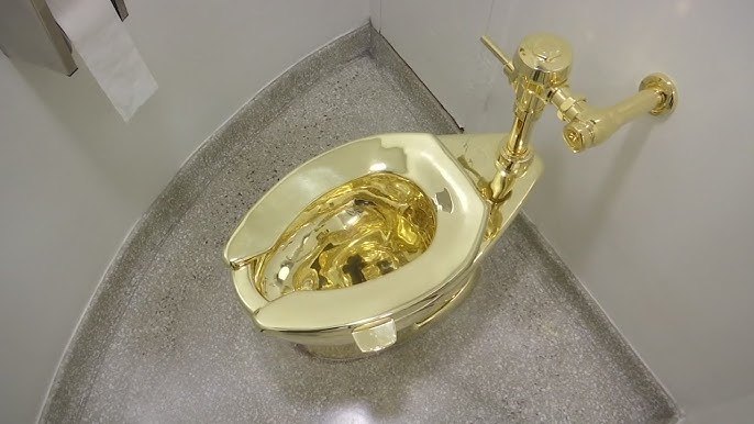 From gold leggings to gold toilet seat: The obsession with gold is