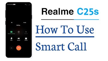 Realme C25s How To Use Smart Call Feature