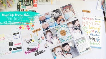 Project Life Process Video ~ Citrus Twist DT Aug #2 + + + INKIE QUILL