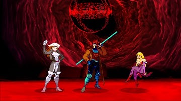 Marvel VS Capcom 2 - Rogue/Gambit/Morrigan - Expert Difficulty Playthrough