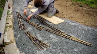 TRACK INSTALLATION for my LGB Garden Railway!