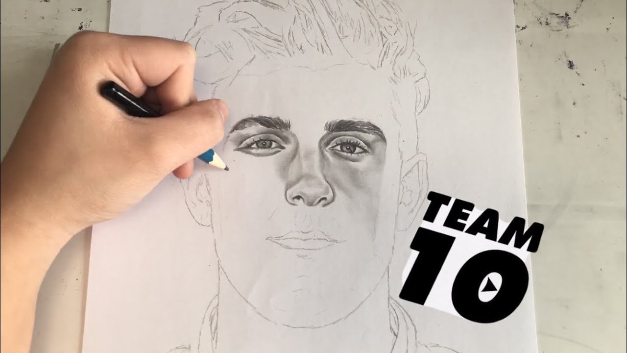 Drawing Jake Paul - YouTube