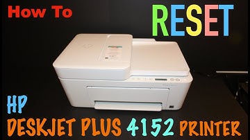 How to RESET your HP DeskJet Plus 4152 All-In-One Printer ?