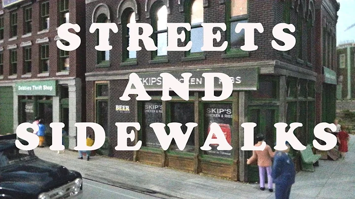 Model Railroad Streets and Sidewalks