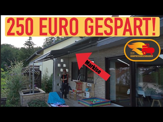 250 Euro gespart beim Montieren meiner Markisen ! Sparrenhalter fr Markisen  - YouTube