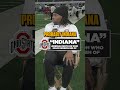 Jeremiah Smith says Miami 'probably' reminds him of Indiana 👀#CFB #ohiostate #miamifootball