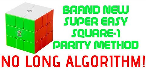HOW TO  SOLVE SQUARE-1 PARITY WITHOUT THE LONG ALGORITHM | NEW EASY SQUARE-1 PARITY METHOD