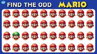 Find the ODD One Out 🔍 - Super Mario Edition 🍄|Emoji Quiz |Easy, Medium, Hard