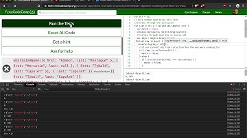 lets play Free Code Camp:  Intermediate Algorithm Scripting: Wherefore art thou