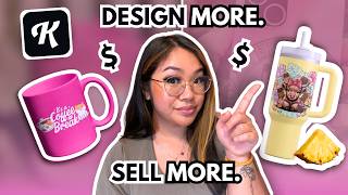 How to Design Multiple POD Products in A DAY!