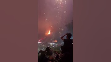 Chinese sky show goes wrong as drones fall causing fires