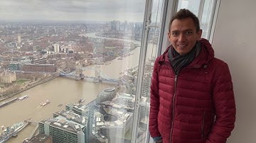 The view from the Shard, London.