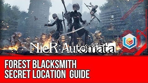 Nier Automata Secret Forest Blacksmith Location Guide - How to Upgrade Your Weapons to Level 4