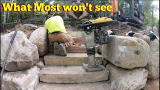 Building a Stone Staircase