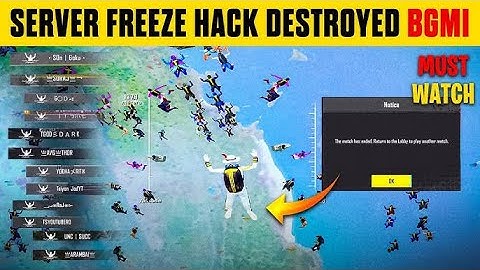 😱Server Crash Hackers are back | BGMIServer Freeze Hacker Caught LIVE!!!
