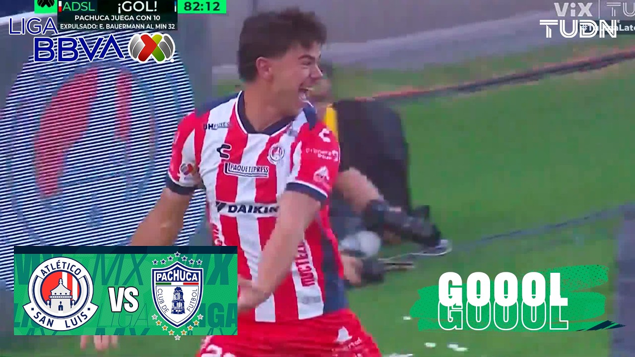 ¡GOLAZO DEL SAN LUIS! | Atlético de San Luis 1-0 Pachuca | Liga MX - Jornada 5 Apertura 2026 | TUDN
