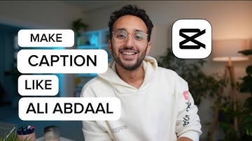 How to Make Captions Like Ali Abdaal in CapCut
