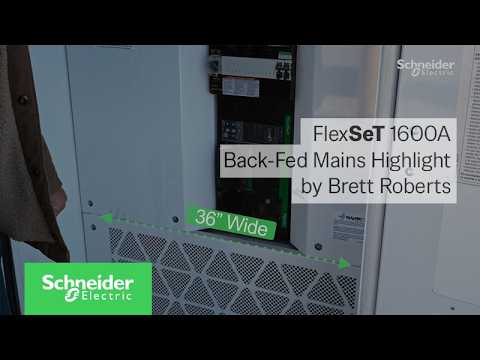 FlexSeT Switchboard: 1600A Backfed Main