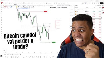 LIVE URGENTE! Bitcoin CAINDO! vai perder o FUNDO? Análise BTC, Ethereum (ETH), Solana (SOL), XRP Rip