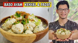 BASO AYAM ANTI RIBET, Kenyal dan padat | ide buka puasa