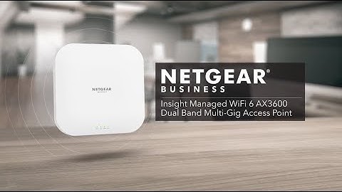 Introducing the NETGEAR Insight Managed WiFi 6 Dual Band Multi-Gig Access Point | WAX620