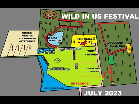 Wild in Us Festival UK 7-10 July 2023, Bush Craft Outdoor Weekend