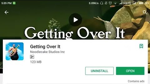 Download Official Getting Over It For Android||Download fast For Free