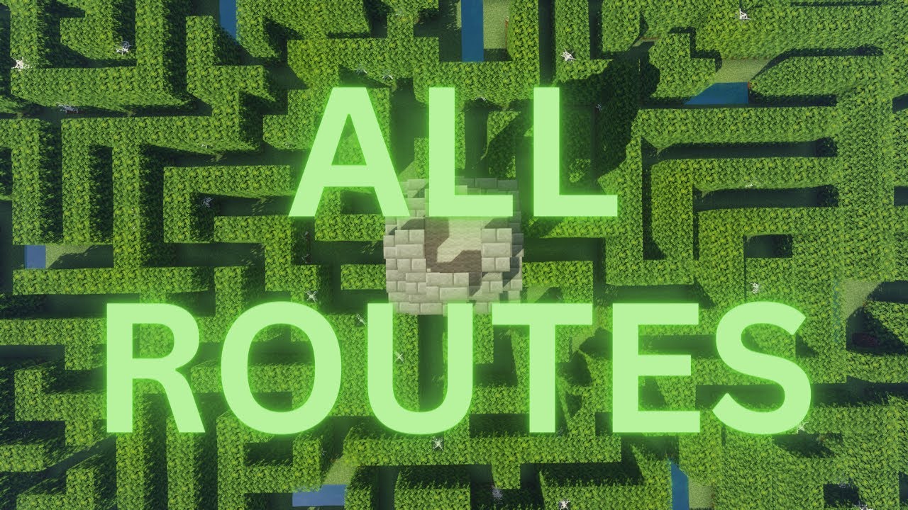 Party Games | All 28 Spider Maze routes - YouTube