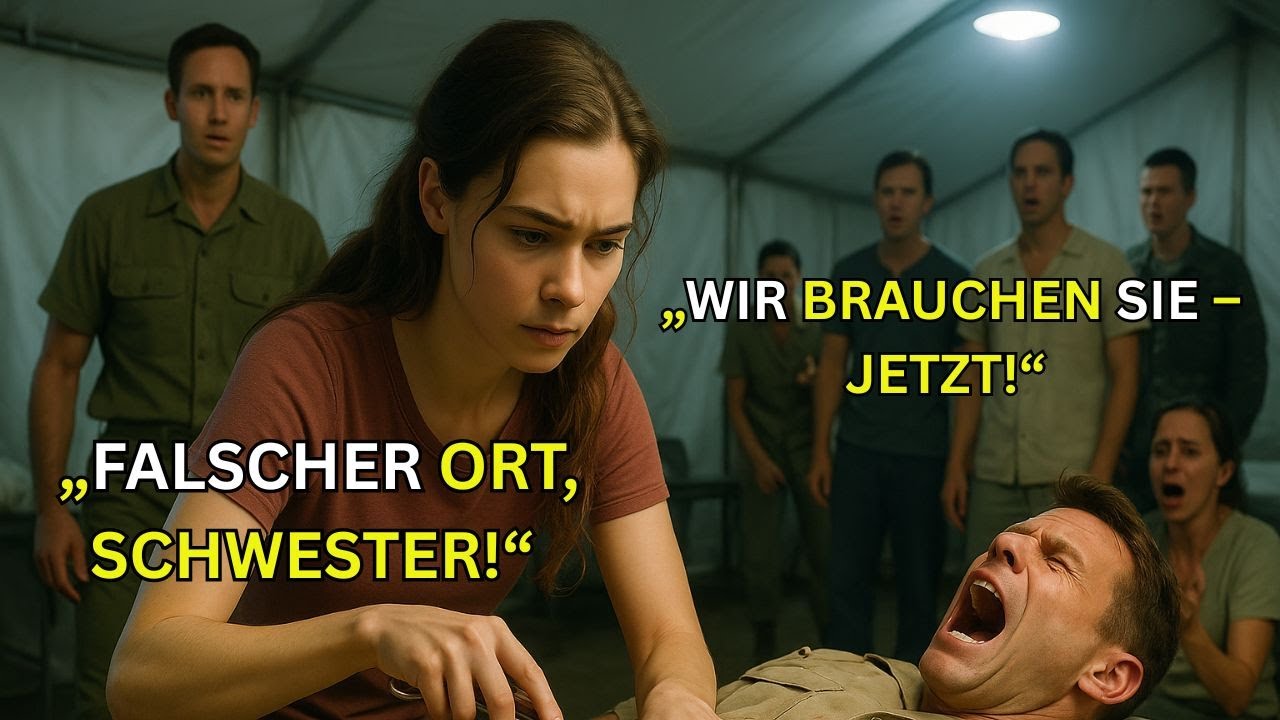 Niemand wusste, dass das Mädchen im Sanitätszelt eine Kampf-Sanitäterin war – bis Blut floss.