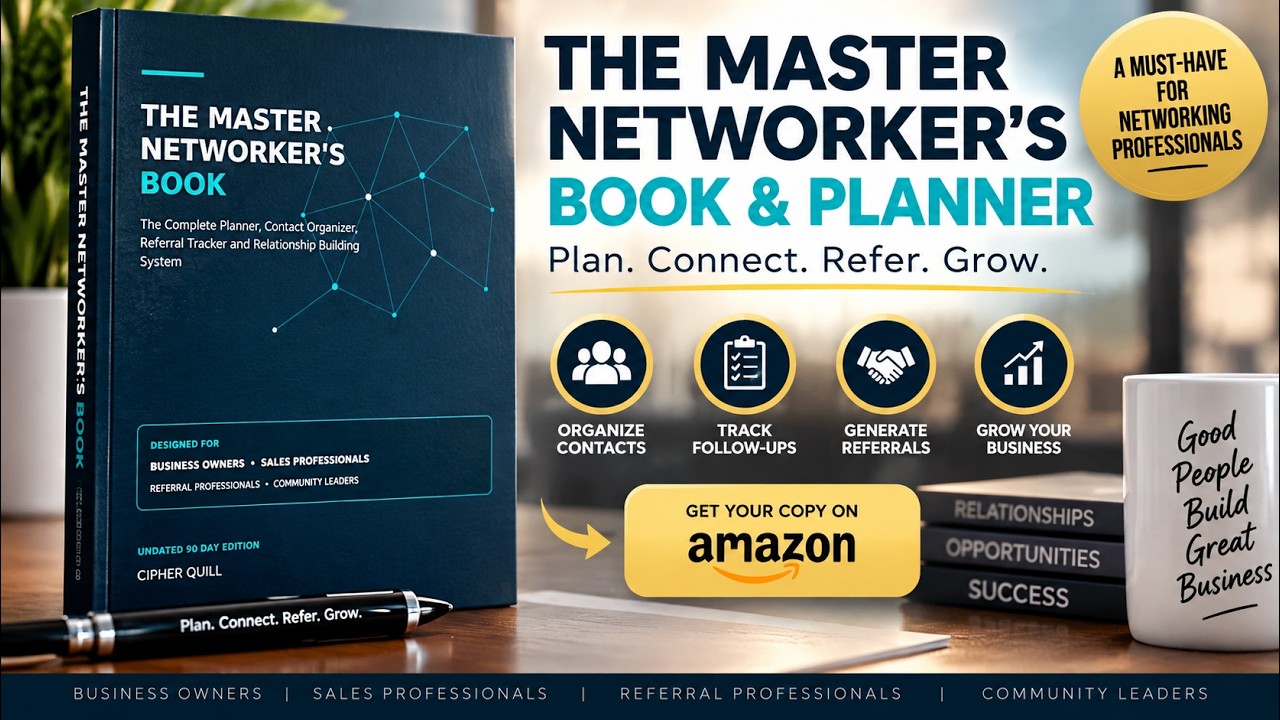 Video preview for The Master Networker Planner