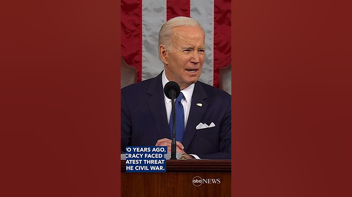 State of the Union: Biden laments addresses state of American democracy | ABC News